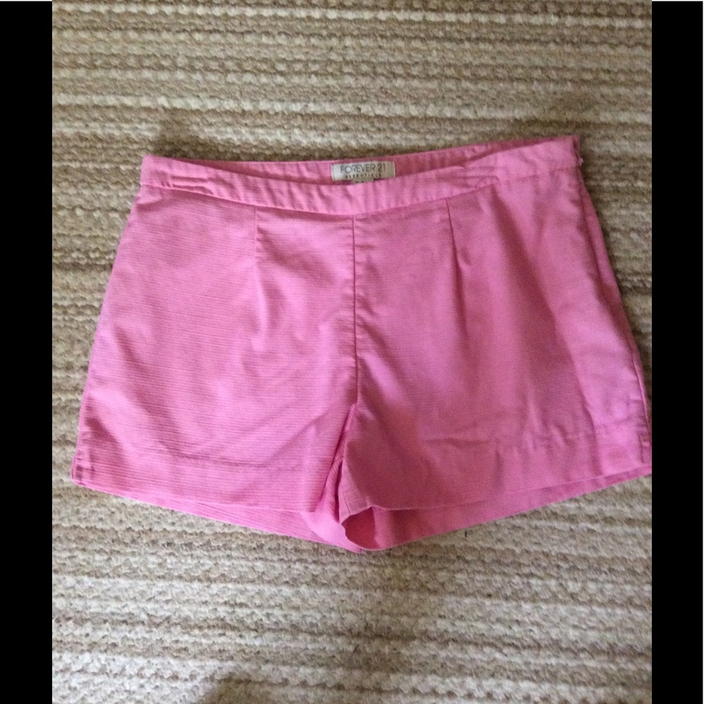 Forever 21 Pink shorts - side zipper
